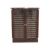 Vintage Wood & Metal Cabinets With Chicken Wire Glass Doors 1 Vintage Wood & Metal Cabinets With Chicken Wire Glass Doors -OGT Sale Store cabinets vintage wood metal cabinets with chicken wire glass doors m218818