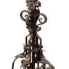 19th Century Wrought Iron Standing Lantern 2 19th Century Wrought Iron Standing Lantern -OGT Sale Store candle holders 19th century wrought iron standing lantern m223079