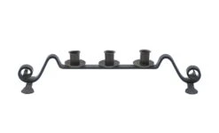 Arts & Crafts Wrought Iron 19.5 In. Candlestick Holder