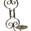 Wrought Iron Wall Mount Candle Holder