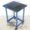 Antique Rolling 37.75 In. Blue Steel Turtle Table Factory Cart 2 Antique Rolling 37.75 In. Blue Steel Turtle Table Factory Cart -OGT Sale Store carts antique rolling 3775 in blue steel turtle table factory cart q287349
