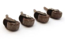 Set Of 4 Vintage Steel & Brown Plastic Caster Wheels 7 Set Of 4 Vintage Steel & Brown Plastic Caster Wheels -OGT Sale Store casters for sale q286633