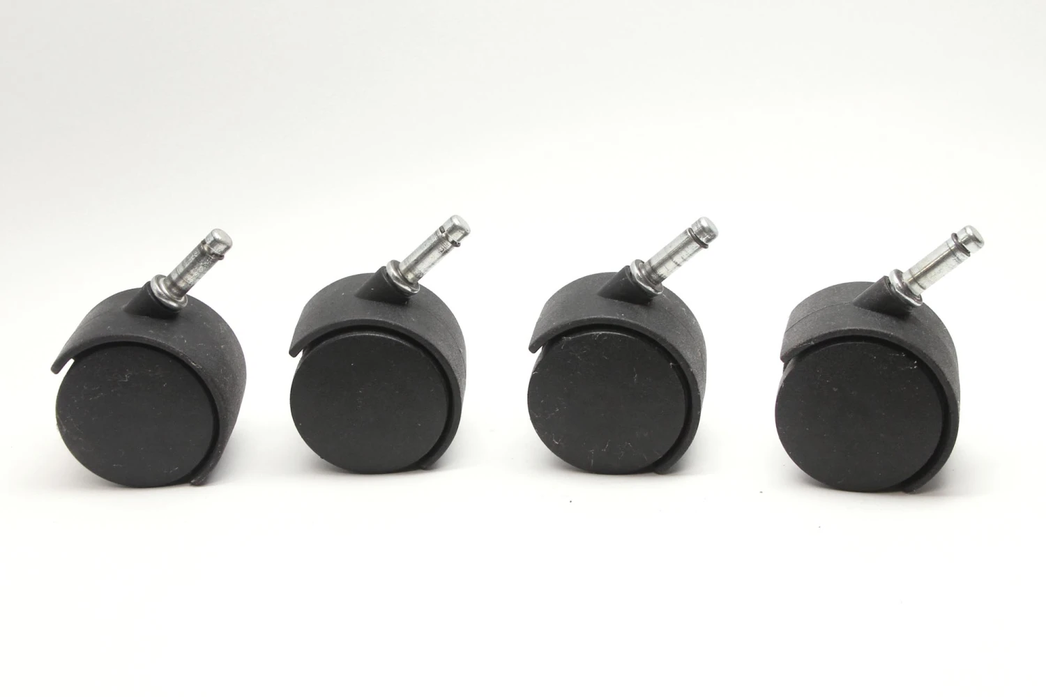 Set Of Four Black Plastic Caster Wheels 3 Set Of Four Black Plastic Caster Wheels