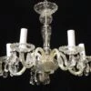 1940s 5 Arm Crystal Chandelier With Etched Body 2 1940s 5 Arm Crystal Chandelier With Etched Body -OGT Sale Store chandeliers 1940s 5 arm crystal chandelier with etched body q272801