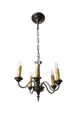1940s Federal 5 Arm Petite Chandelier