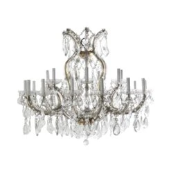 22 Light Antique Marie Therese Crystal Chandelier