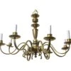 Antique 8 Arm Brass Colonial Style Chandelier 2 Antique 8 Arm Brass Colonial Style Chandelier -OGT Sale Store chandeliers antique 8 arm brass colonial style chandelier q272815