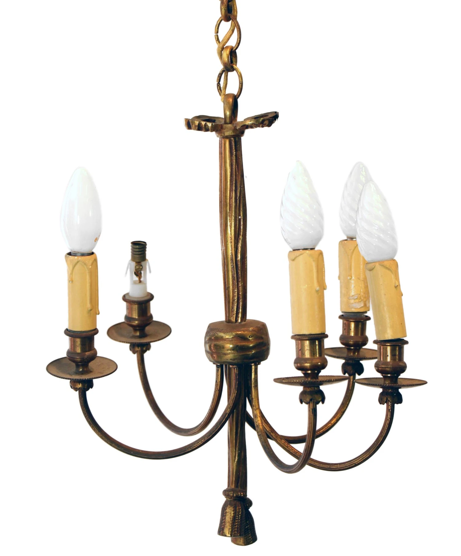 Antique Empire Bronze Petite 5 Arm Chandelier 3 Antique Empire Bronze Petite 5 Arm Chandelier