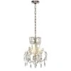 Antique French Crystal 3 Light Chandelier With Floret Details 1 Antique French Crystal 3 Light Chandelier With Floret Details -OGT Sale Store chandeliers antique french crystal 3 light chandelier with floret details q288102