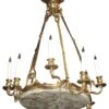 Antique French Gilt Bronze & Marble Chandelier 1 Antique French Gilt Bronze & Marble Chandelier -OGT Sale Store chandeliers antique french gilt bronze marble chandelier m218641