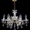 Crystal & Brass 6 Glass Arms Marie Therese Chandelier 2 Crystal & Brass 6 Glass Arms Marie Therese Chandelier -OGT Sale Store chandeliers crystal brass 6 glass arms marie therese chandelier q275977
