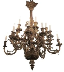 Grand 18 Arm Antique Gilded French Bronze Chandelier 8 Grand 18 Arm Antique Gilded French Bronze Chandelier -OGT Sale Store chandeliers fl07l002