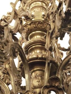 Grand 18 Arm Antique Gilded French Bronze Chandelier 9 Grand 18 Arm Antique Gilded French Bronze Chandelier -OGT Sale Store chandeliers for sale fl07l002