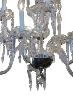 Traditional Two Tier Etched Crystal Chandelier With 6 Arms -OGT Sale Store chandeliers for sale m220294