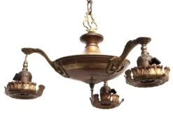 Victorian Gas Bronze 3 Down Light Chandelier 13 Victorian Gas Bronze 3 Down Light Chandelier -OGT Sale Store chandeliers for sale m231835