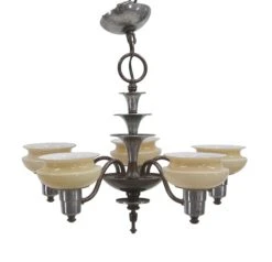 Art Deco 5 Light Chandelier With Jetson Flair 14 Art Deco 5 Light Chandelier With Jetson Flair -OGT Sale Store chandeliers for sale q271108