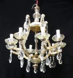 Antique Crystal 10 Arm Marie Therese Chandelier 17 Antique Crystal 10 Arm Marie Therese Chandelier -OGT Sale Store chandeliers for sale q272813