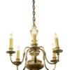 Georgian 6 Arm Silver Over Bronze Chandelier 2 Georgian 6 Arm Silver Over Bronze Chandelier -OGT Sale Store chandeliers georgian 6 arm silver over bronze chandelier l207249