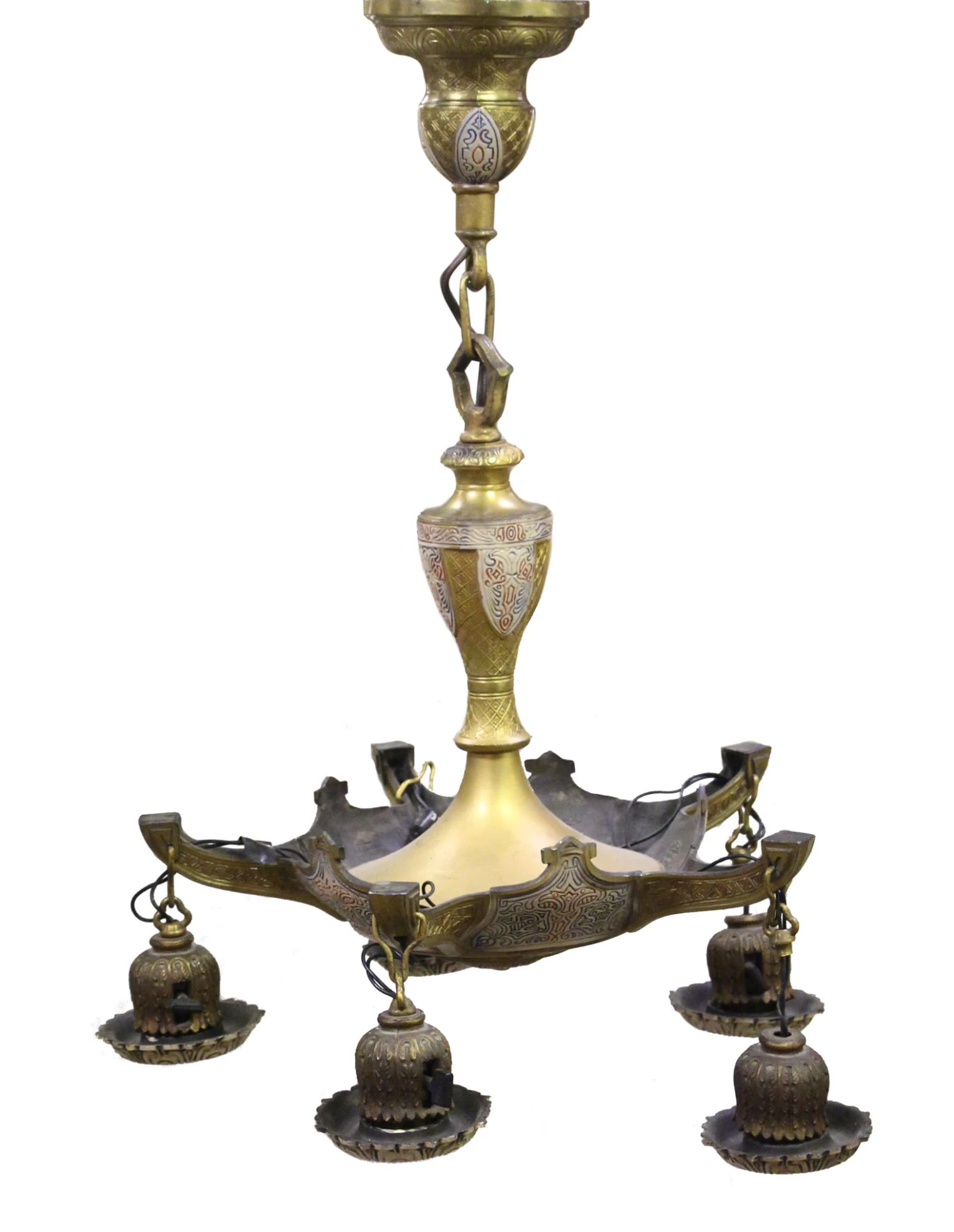 Empire Style 5 Down Light Chandelier 4 Empire Style 5 Down Light Chandelier - Image 2