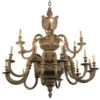 New York City Seal 5 Ft. Gilt Bronze Baroque Style Chandelier -OGT Sale Store chandeliers new york city seal 5 ft gilt bronze baroque style chandelier m218627
