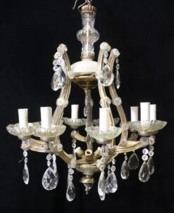 Antique Crystal 10 Arm Marie Therese Chandelier 16 Antique Crystal 10 Arm Marie Therese Chandelier -OGT Sale Store chandeliers q272813