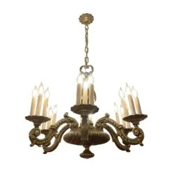 Antique 6 Arm 18 Light French Bronze Chandelier 18 Antique 6 Arm 18 Light French Bronze Chandelier -OGT Sale Store chandeliers q281701