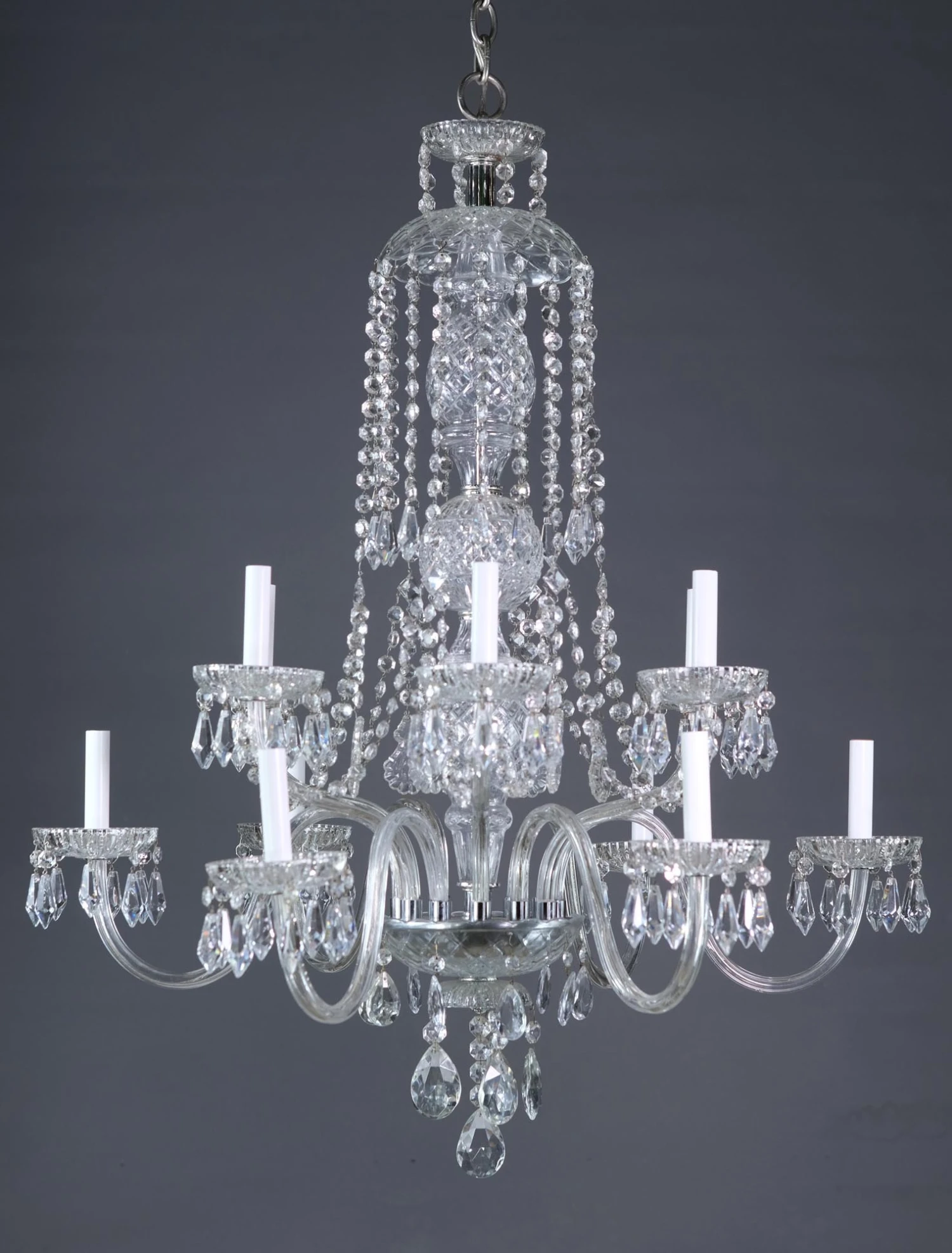 The Plaza Hotel Antique Beaux Arts 10 Arm Crystal Chandelier 3 The Plaza Hotel Antique Beaux Arts 10 Arm Crystal Chandelier