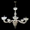 Vintage Opaline Murano Glass 8 Arm Chandelier -OGT Sale Store chandeliers vintage opaline murano glass 8 arm chandelier q284976