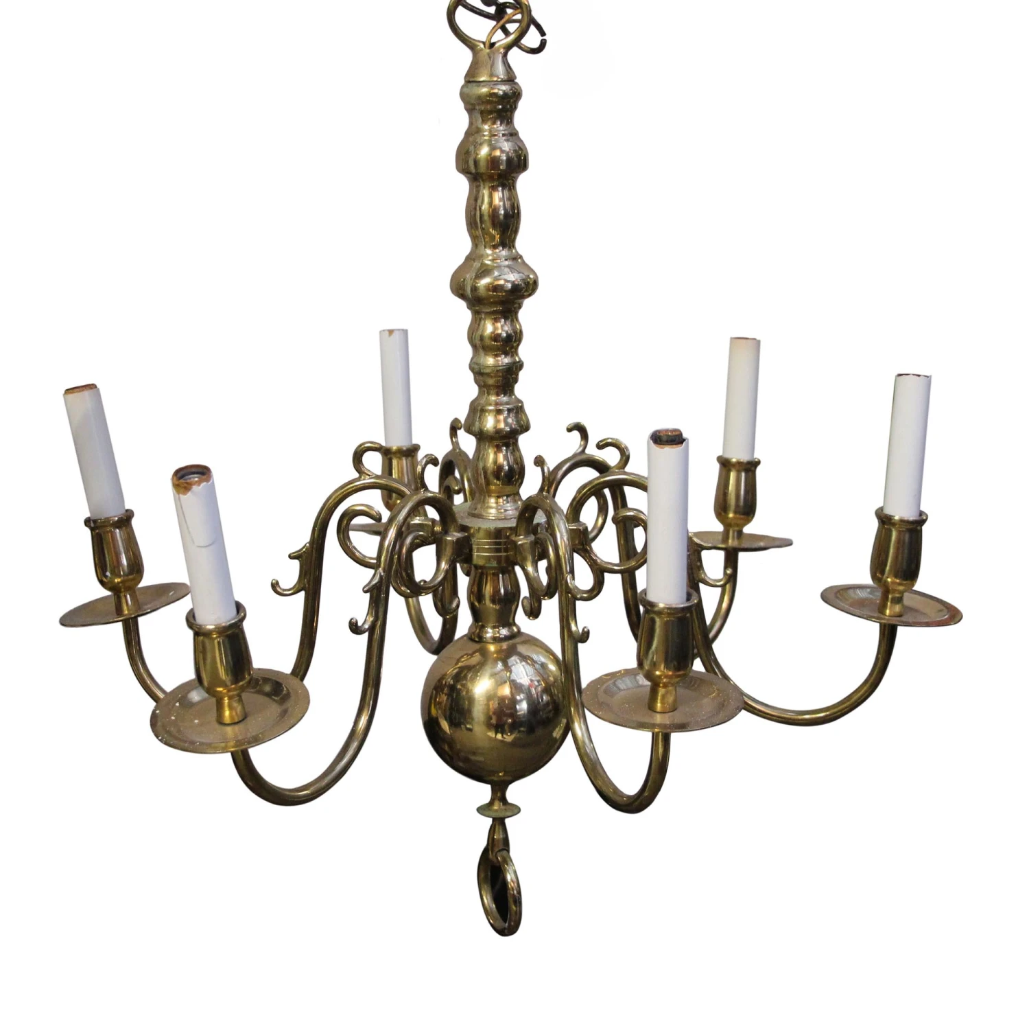 Waldorf Astoria Polished Cast Brass 6 Arm Traditional Chandelier 3 Waldorf Astoria Polished Cast Brass 6 Arm Traditional Chandelier