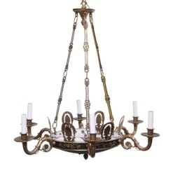 Waldorf Astoria Empire Style 6 Arm Brass Chandelier 14 Waldorf Astoria Empire Style 6 Arm Brass Chandelier -OGT Sale Store chandeliers wan252378