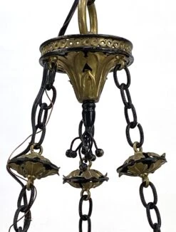 1930s French Country 6 Arm Chandelier 20 1930s French Country 6 Arm Chandelier -OGT Sale Store chc364 09