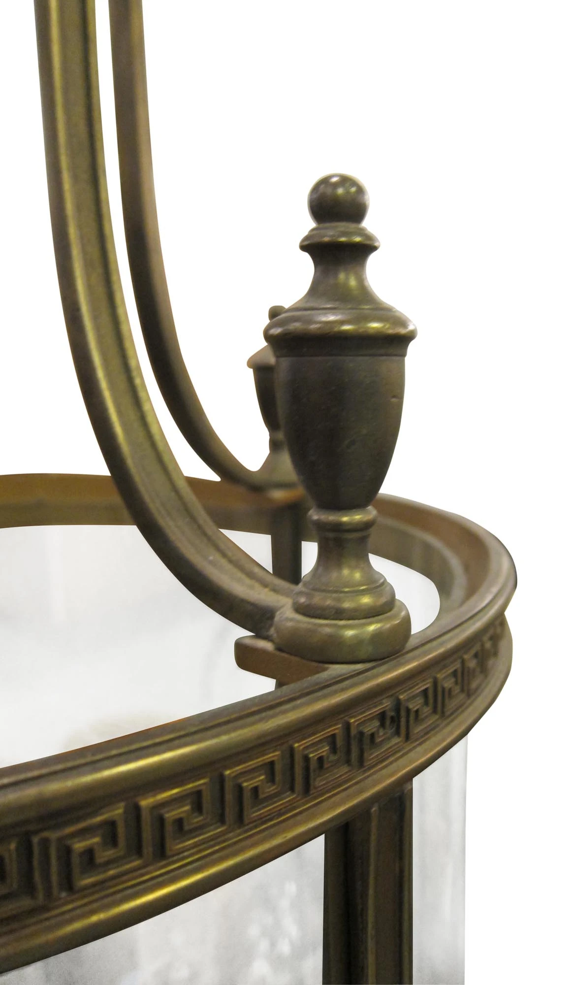 1910s Bronze 6 Light Neoclassical Ceiling Lantern 10 1910s Bronze 6 Light Neoclassical Ceiling Lantern - Image 8