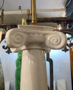 1910 Neo Classical Porcelain Column Table Lamps 10 1910 Neo Classical Porcelain Column Table Lamps -OGT Sale Store chl443 04