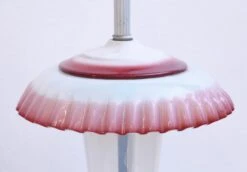 Pair Of Pink And White Murano Glass Table Lamps 18 Pair Of Pink And White Murano Glass Table Lamps -OGT Sale Store chl560 04