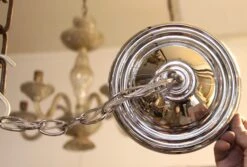 Traditional Nickel Over Brass Foyer Ceiling Lantern 16 Traditional Nickel Over Brass Foyer Ceiling Lantern -OGT Sale Store chp262 07