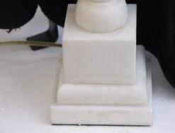 White Pineapple Art Deco 2 Bulb Table Lamp 19 White Pineapple Art Deco 2 Bulb Table Lamp -OGT Sale Store chr134 08