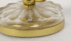 Georgian Cut Crystal Double Arm Gold Gilt Sconces 14 Georgian Cut Crystal Double Arm Gold Gilt Sconces -OGT Sale Store chr147 06