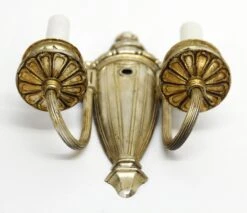 1920s Pair Of Neoclassical Silver Wall Sconces 15 1920s Pair Of Neoclassical Silver Wall Sconces -OGT Sale Store chs1030 06
