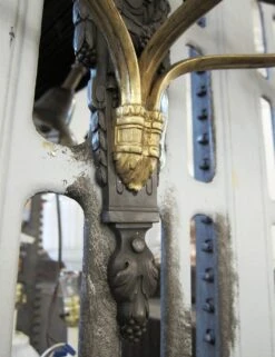 Pair Of 1910s Louis XV Style Bronze 3 Arm Caldwell Wall Sconces 13 Pair Of 1910s Louis XV Style Bronze 3 Arm Caldwell Wall Sconces -OGT Sale Store chs1120 06