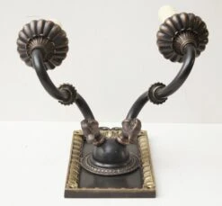 Pair Of 1920s Antique Tudor Wall Sconces 21 Pair Of 1920s Antique Tudor Wall Sconces -OGT Sale Store chs1144 09