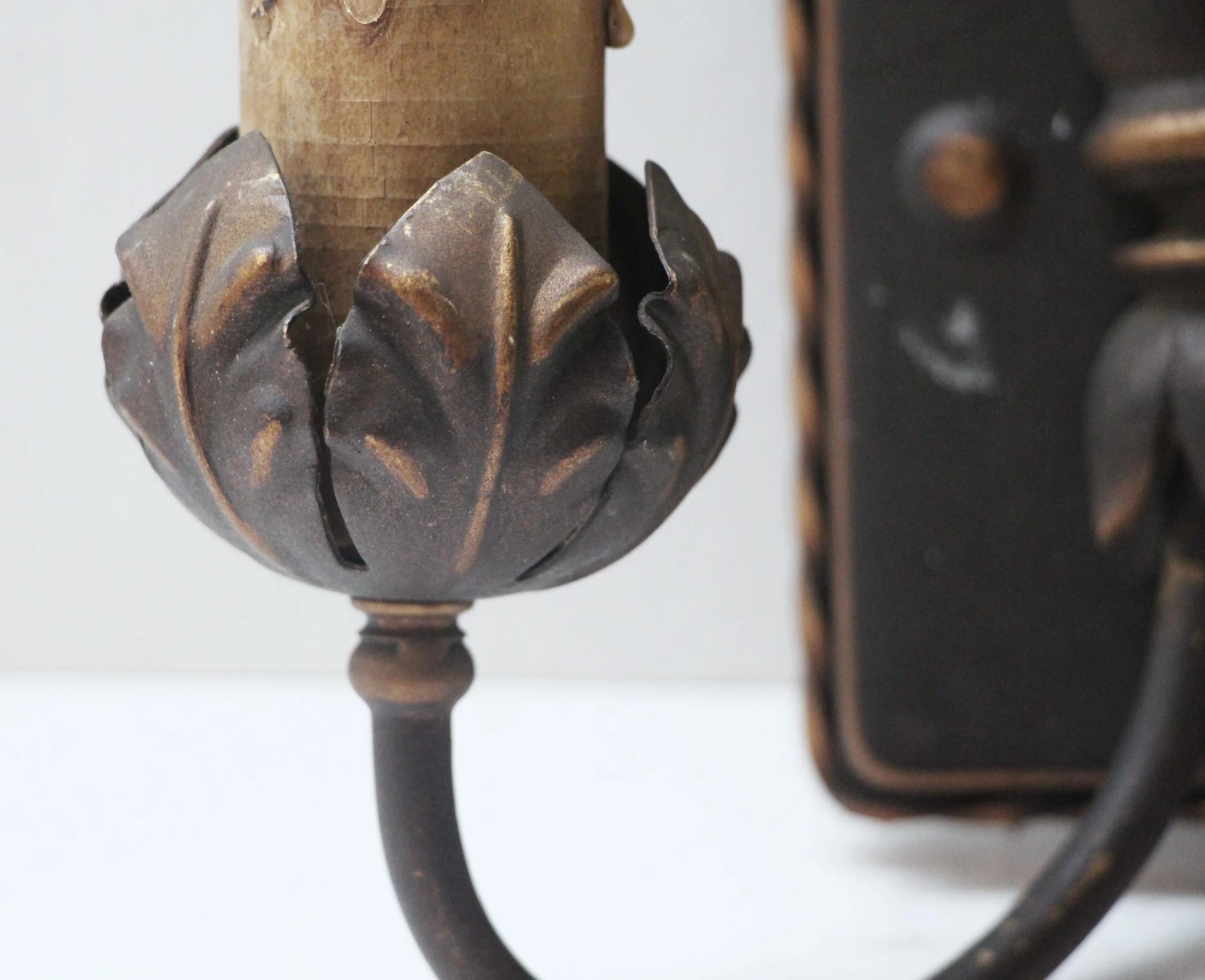 Pair Of 1930s French Double Arm Wall Sconces 7 Pair Of 1930s French Double Arm Wall Sconces - Image 5