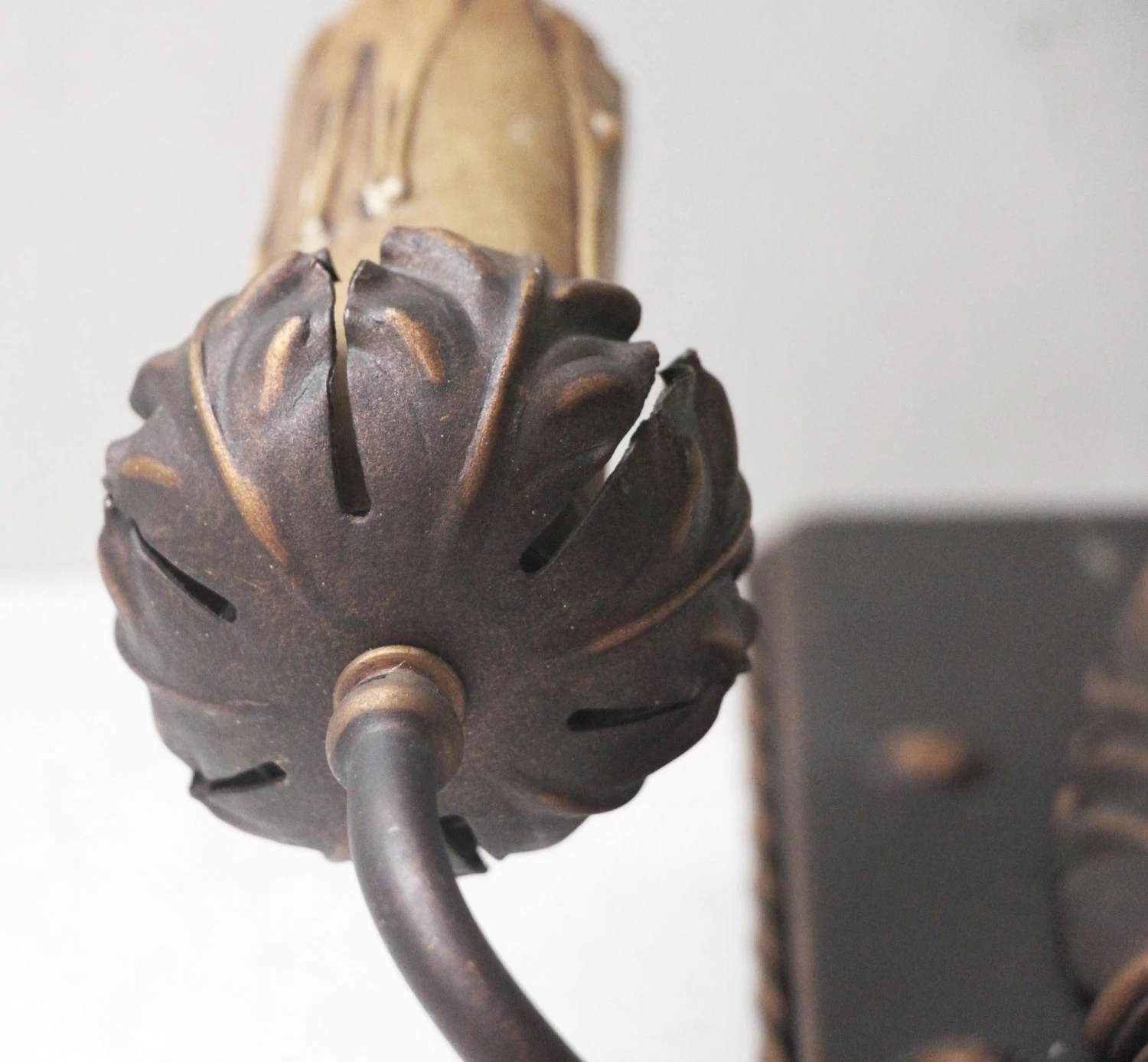 Pair Of 1930s French Double Arm Wall Sconces 9 Pair Of 1930s French Double Arm Wall Sconces - Image 7