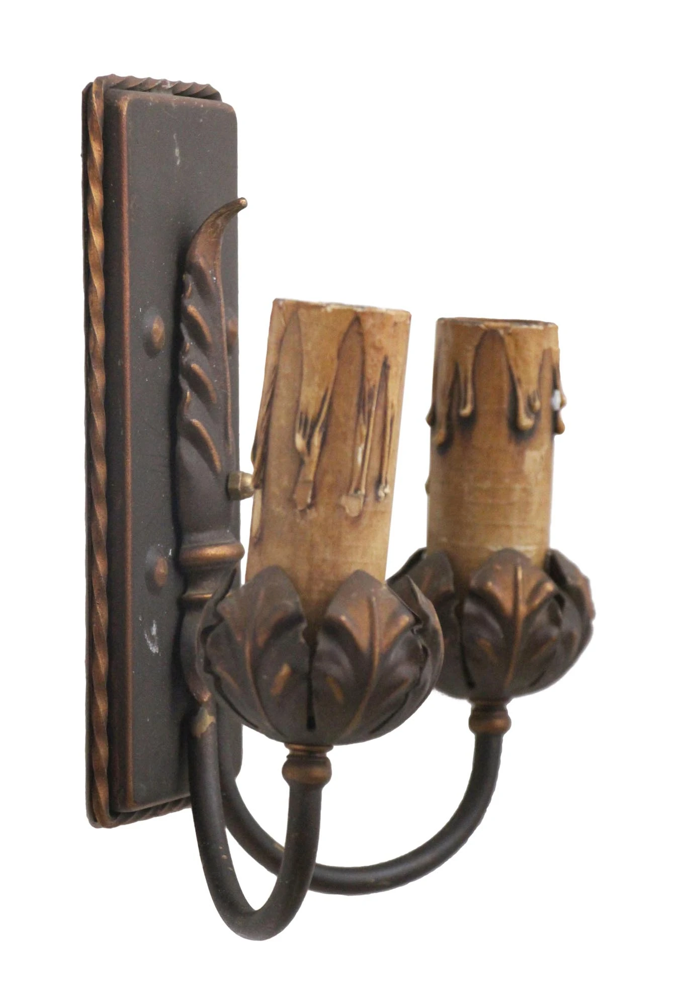 Pair Of 1930s French Double Arm Wall Sconces 10 Pair Of 1930s French Double Arm Wall Sconces - Image 8