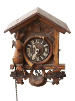 Vintage Carved Wooden Cuckoo Clock