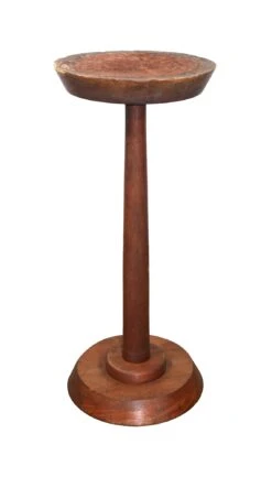 1940s Wooden 21.25 In. Tabletop Hat Stand