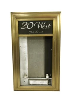 20 West 57th St Brass & Aluminum Lobby Registrar