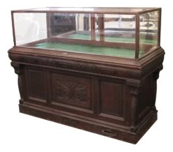 Antique Cigar Humidor & Showcase By Whitcomb Cabinet Co.