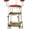 Antique Steel Shoe Polishing Tall Chair 1 Antique Steel Shoe Polishing Tall Chair -OGT Sale Store commercial furniture antique steel shoe polishing tall chair n254125