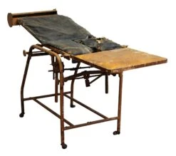Antique Wheeled Metal Stretcher