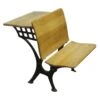 Antique Wood School Chair & Desk